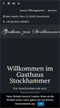 Mobile Screenshot of gasthaus-stockhammer.de